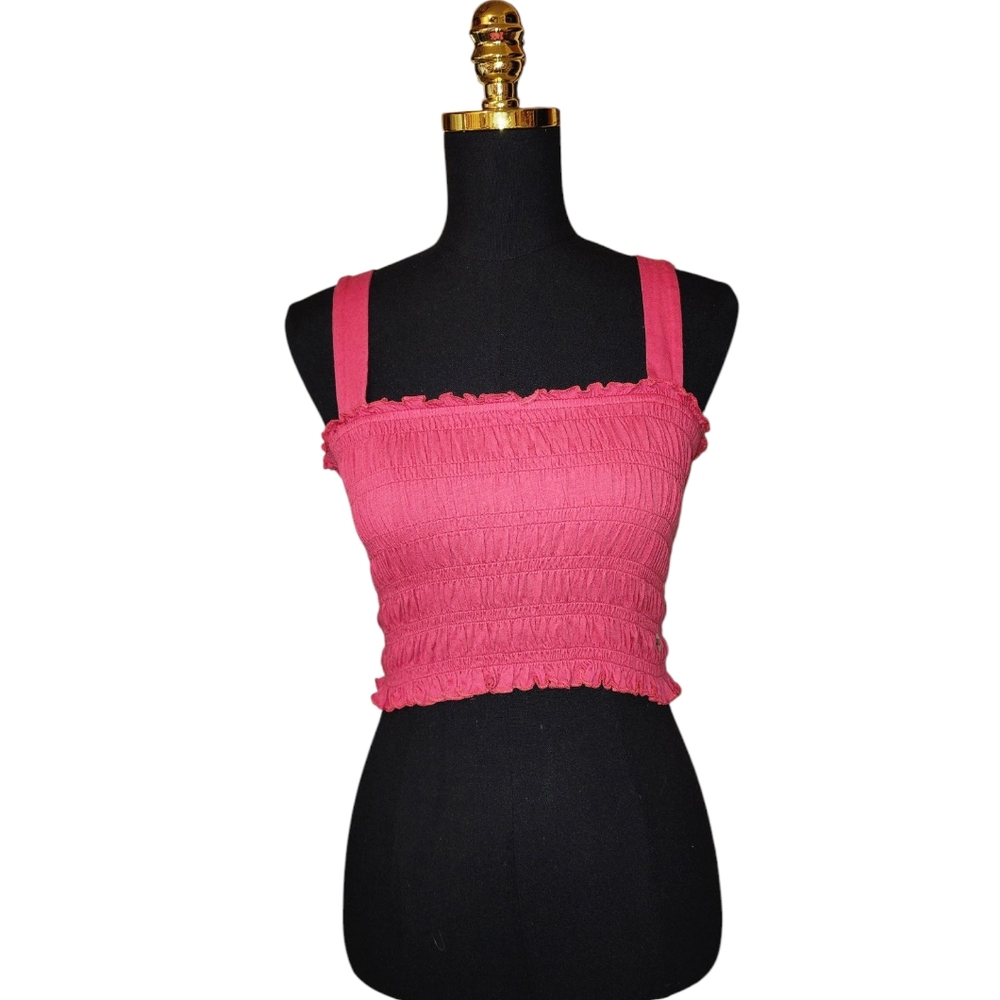 2/30 American Eagle Pink Smocked Women's Top